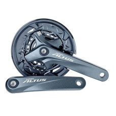 Шатуни Shimano FC-M2000 ALTUS 22/30/40Т 9-ск 165мм під квадрат сірі