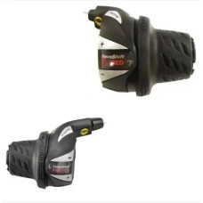 Shimano Revo-Shift SL-RS36 (3/7), 21 SPD, Лівий ревошифт - пошуковий, Правий - фіксований, з індикац. віконцями, із тросиками, лівий+правий