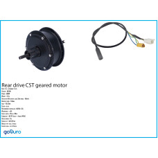 Мотор задній касетний редукторний 500w CST rear geared RG05C/135/410JC