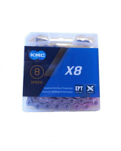 Ланцюг KMC X8ЕРТ 1/2х3/32х116L ЕРТ, 8 шв.