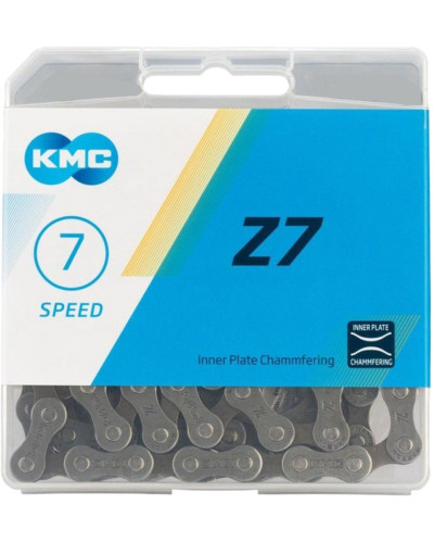 Ланцюг KMC Z50 (Z7) 1/2х3/32/116L  сіра/коричнева 7 швидкісна