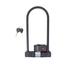 Замок U-Lock PY 6001 на ключі 115мм*265мм чорний