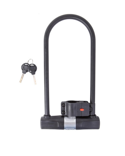 Замок U-Lock PY 6001 на ключі 115мм*265мм чорний