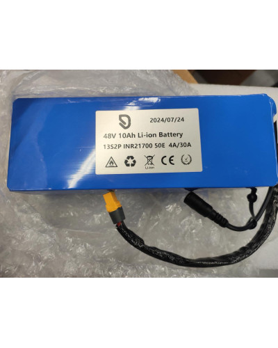 Акумулятор 48v10ah 50E 13s2p 4/30A BT PVC