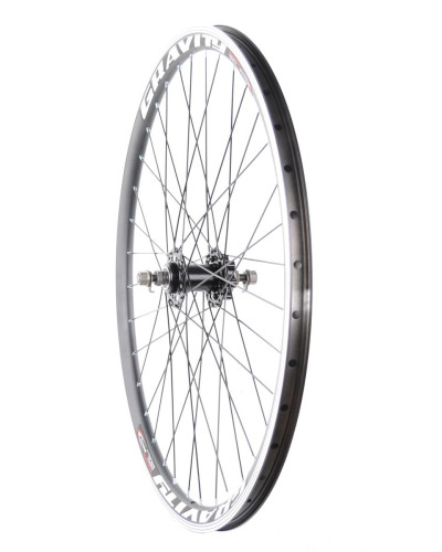 Колесо 27.5  АЛ переднє 14Gх36Н втулка Shunfeng SF-HB25R