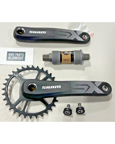 Шатуни Sram SX Eagle PowerSpline 32T, 11-12 Speed чорні 170мм