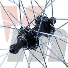 Колесо задн. VLT 29" AL 36H під V-brake WANGZHEN 201RBQ під тріскачку чорний пром. підшипник