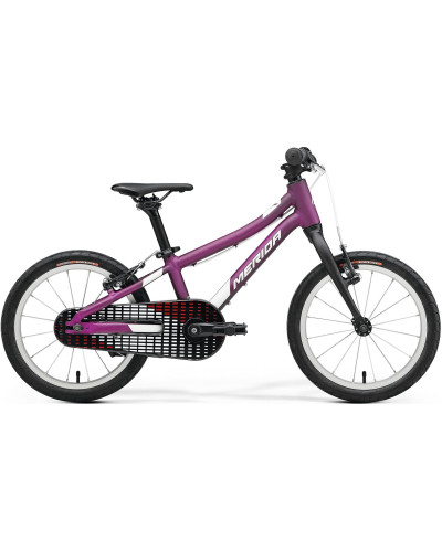Велосипед MERIDA MATTS J.16 II1 UNI,MATT PURPLE(WHITE/RED)