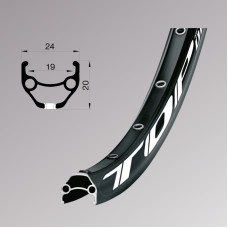 Обід Remerx TOP DISC RX 3019, 29'', 622x19, 32 отв., AV, пістонований, чорний анодований