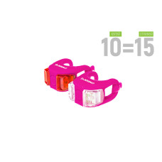 Набір світла ONRIDE силіконовий Dual  рожевий 15 шт по ціні 10 шт