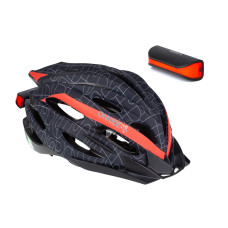Шолом ONRIDE Grip чорний/червоний M (55-58 см) + Мигалка ONRIDE Slit