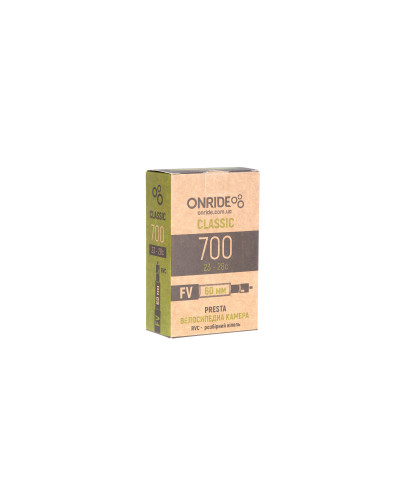 Камера ONRIDE Classic 700 x 23-28c FV 60 мм RVC