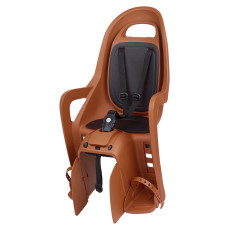 Дитяче крісло заднє POLISPORT Groovy Maxi CFS на багажник, 9-22 кг, коричневе