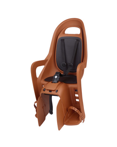 Дитяче крісло заднє POLISPORT Groovy Maxi CFS на багажник, 9-22 кг, коричневе