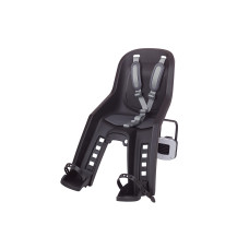 Дитяче крісло переднє POLISPORT Bubbly Mini Plus FF на підсідельну трубу, 9-15 кг, чорне