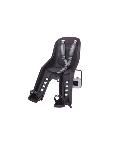 Дитяче крісло переднє POLISPORT Bubbly Mini Plus FF на підсідельну трубу, 9-15 кг, чорне