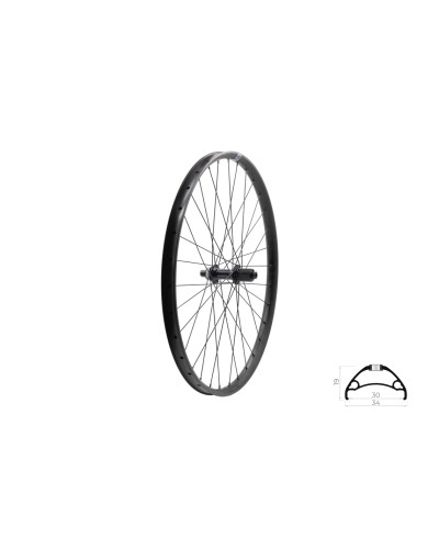 Колесо заднє KLS ASESINO 30 DSC R, 28/29", black