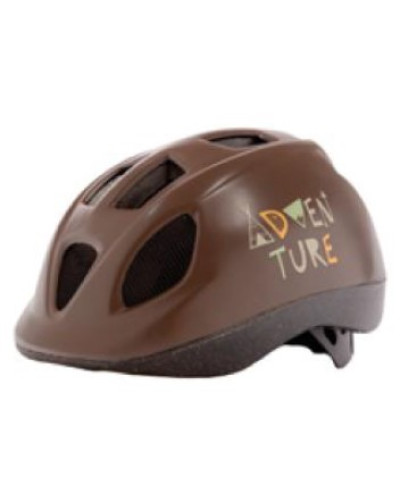Шолом дитячий POLISPORT Kids XS (46-53 см) коричневий Glue-On