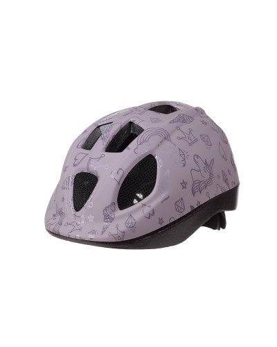 Шолом дитячий POLISPORT Kids XS (46-53 см) фіолетовий Glue-On