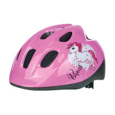 Шолом дитячий POLISPORT Junior S (52-56 см) рожевий Glue-On