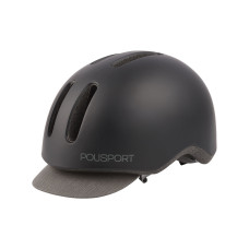 Шолом POLISPORT Commuter L (58-61 см) чорний In-Mold