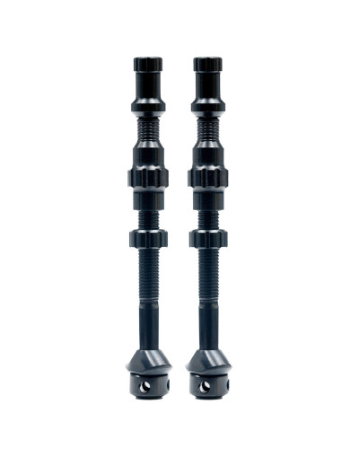 Безкамерний ніпель Stan's Tubeless Exo-Core Valves, tall, FV 55 мм, алюміній, пара, чорні