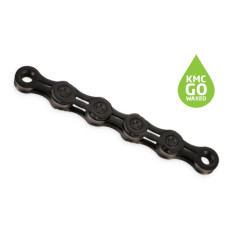 Ланцюг KMC X11EL BlackTech 11 шв., 118 л. + замок Waxed (змащений парафіновим мастилом KMC GO WAX)