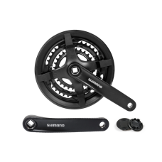 Шатун Алюмiнiй L175мм 24-34-42Т під квадрат чорний SHIMANO FC-TY301