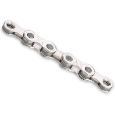 Ланцюг KMC e10 Silver 10 швидкостей 122 ланки срібний + замок