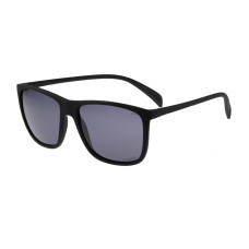 Окуляри Relax Dubbo чорні прогумовані, лінза smoke (Polarized TAC 1,1 mm), кат. 3