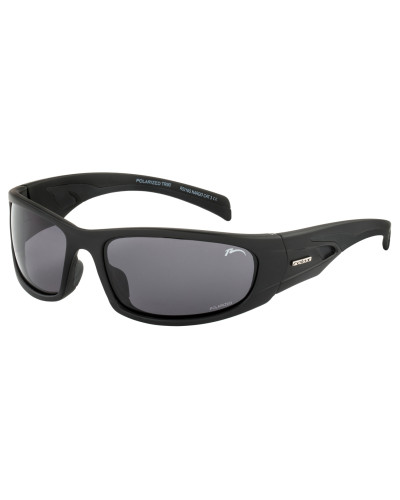 Окуляри Relax Nargo чорні матові, лінза smoke (Polarized TAC 1,1 mm), кат. 3