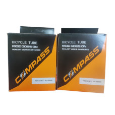 Камера 29 самоклей 29x1.95-2.35 COMPASS AV (Schrader) 48mm (з антипрокол. гелем)