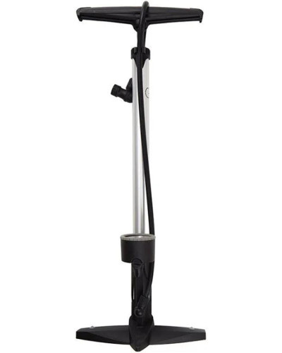 Насос підлоговий Green Cycle  GPF-231P алюмінієвий з манометром, presta + schrader, 160psi (База)