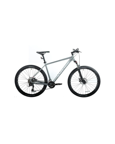 Велосипед гірський 27.5 CYCLONE AX 27.5 СІРИЙ (мат) РАМА 19