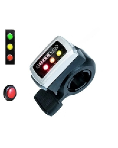 Ручка газа під палець 3 лампи Throttle thumb LED 36-48v