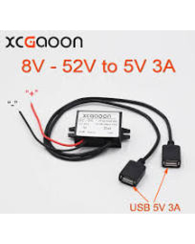 Зарядний порт на руль 5в3А 36-72в USB 5v3A port (dc-dc for electric bike) для зарядки приладів