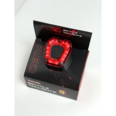 Ліхтар задній AU137 червоний 70LM, акум.300mAh, USB