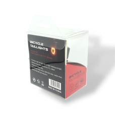 Ліхтар задній AU137 червоний 70LM, акум.300mAh, USB