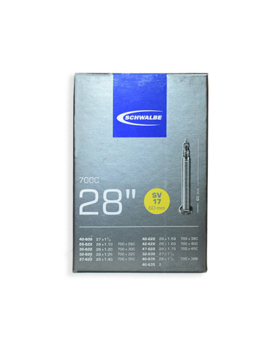 Камера Schwalbe SV 17 Standart 28" (28/47-622/635) SV 60мм