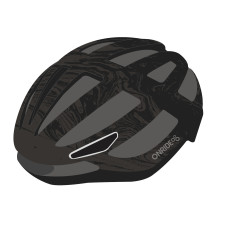 Шолом ONRIDE Focus чорний / сірий L (58-61 см) Cool Max подушечки