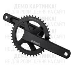 Шатуни ONRIDE Solo Pro 1210, під Hollowtech, 170 мм, 42Т BCD: 110 мм, на 12/11 шв., чорний
