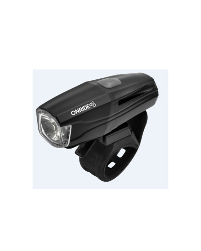 Велосипедна фара ONRIDE Beam 20 (700 lm, 1400 mAh, Micro USB), алюмінієва