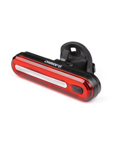 Заднє світло ONRIDE Inferno 20 чорний (100 lm, 700 mAh), пластикове