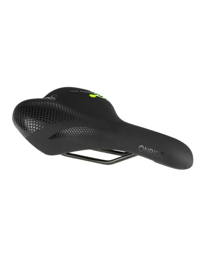 Сідло ONRIDE Ibis, Full Memory сталеві рамки чорний 276х174мм