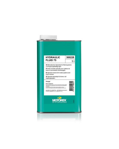 Гальмівна рідина Motorex Hydraulic Fluid 75 (300228) мінеральне, 1л