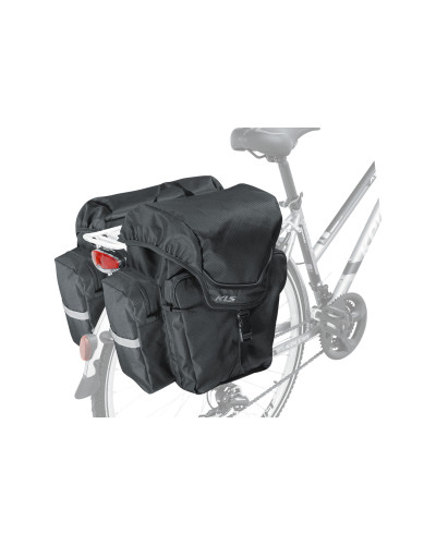 Сумка туристична на багажник KLS Adventure 40 (40 л) чорний