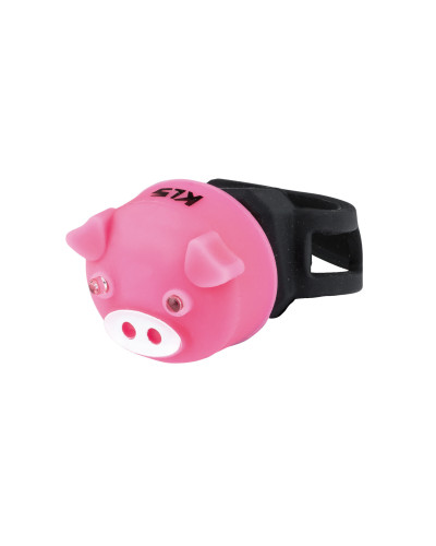 Мигалка дитяча задня KLS Piggy рожевий