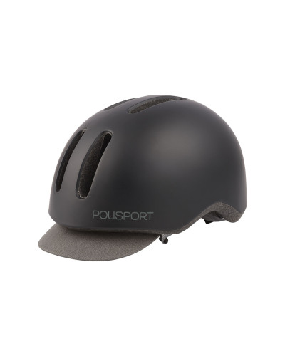 Шолом POLISPORT Commuter M (54-58 см) чорний In-Mold