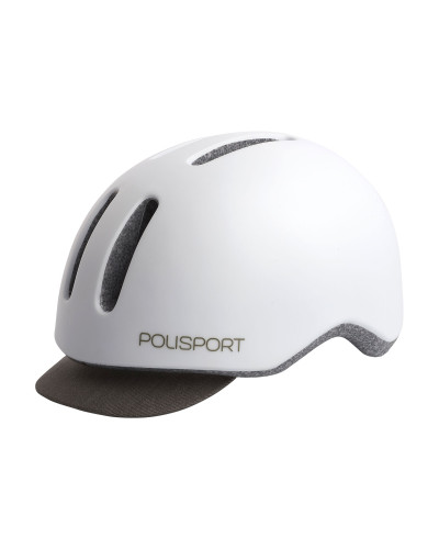 Шолом POLISPORT Commuter L (58-61 см) білий In-Mold