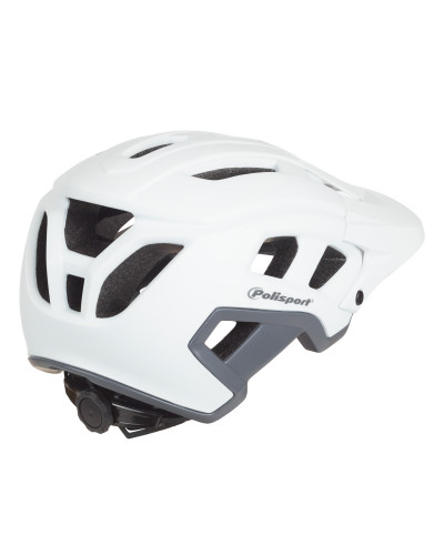 Шолом POLISPORT Mountain PRO L (58-61 см) білий/сірий In-Mold